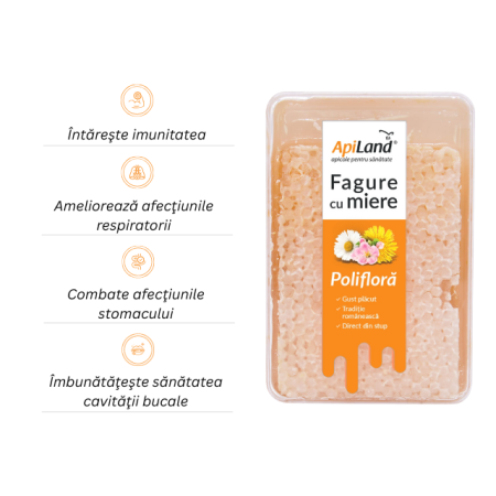Fagure cu miere - 200g - Apiland [1]