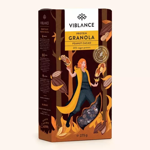 Mic Dejun - Granola Peanut Cacao Protein, fără gluten