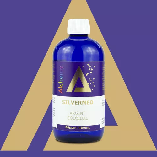 Sănătate - Hidrosol de argint SilverMed, 50ppm, 480ml| Pure Alchemy
