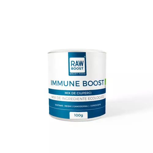 Sănătate - Immune Boost, Mix de Ciuperci ECO, 100g | Rawboost