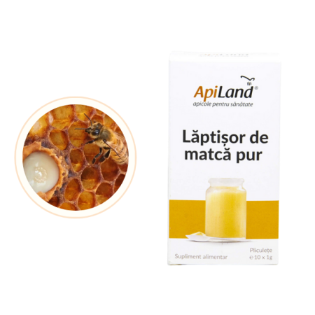 Lăptișor de matcă PUR convențional - 10 x 1g - Apiland [2]