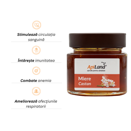 Miere castan - 300g - Apiland [1]