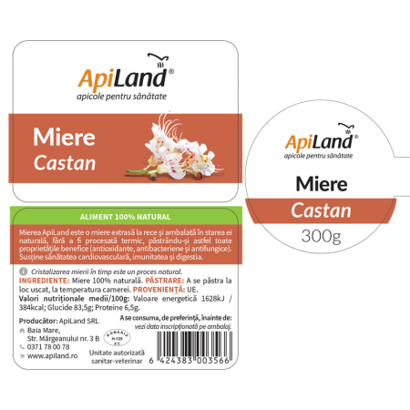 Miere castan - 300g - Apiland [5]
