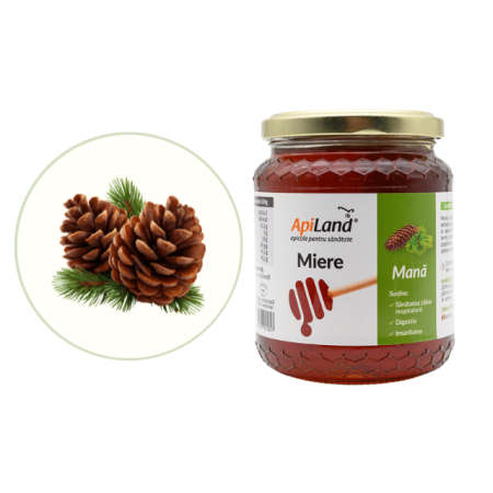 Miere mană - 500g - Apiland [2]