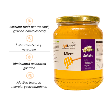 Miere Salcâm - 1kg - Apiland [1]