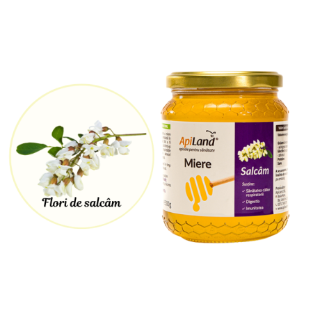 Miere Salcâm - 500g - Apiland [2]