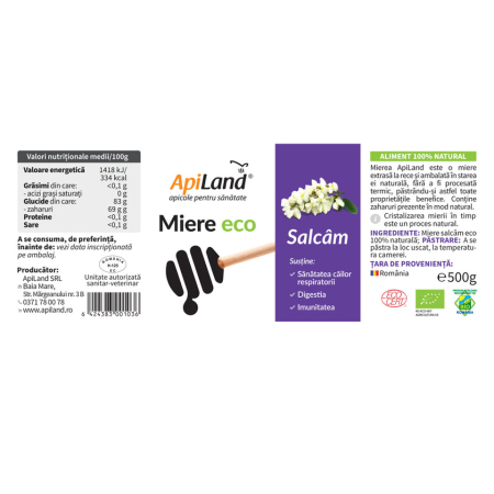 Miere Salcâm ECO - 500g - Apiland [3]