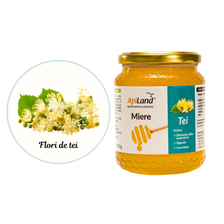 Miere Tei - 500g - Apiland [2]