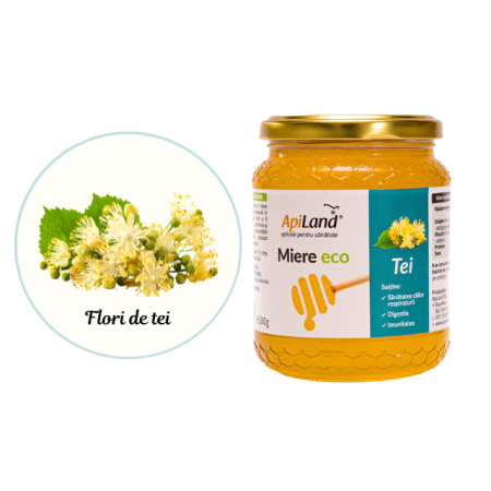 Miere Tei ECO - 500g - Apiland [2]