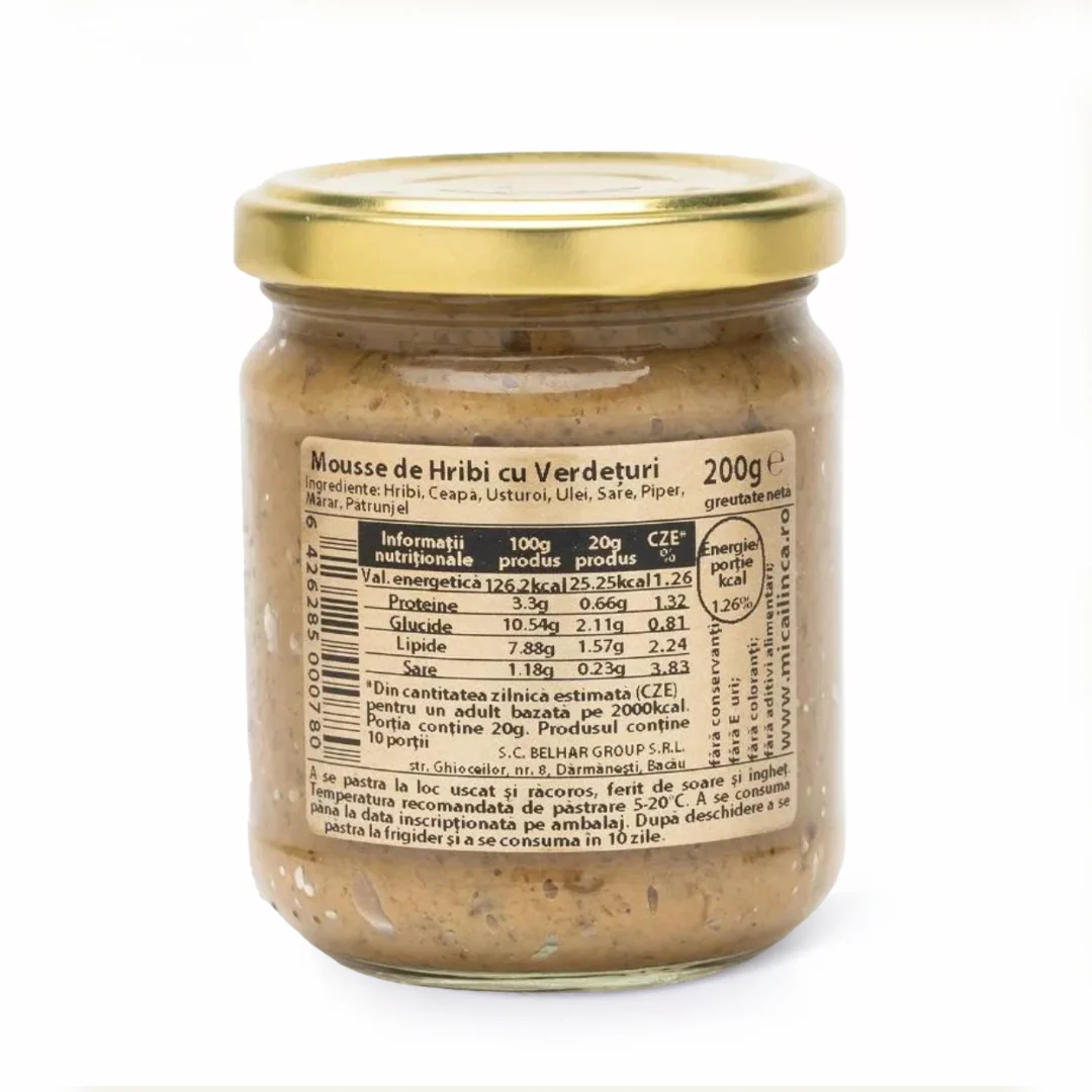 Mousse de hribi cu verdețuri 200g [1]