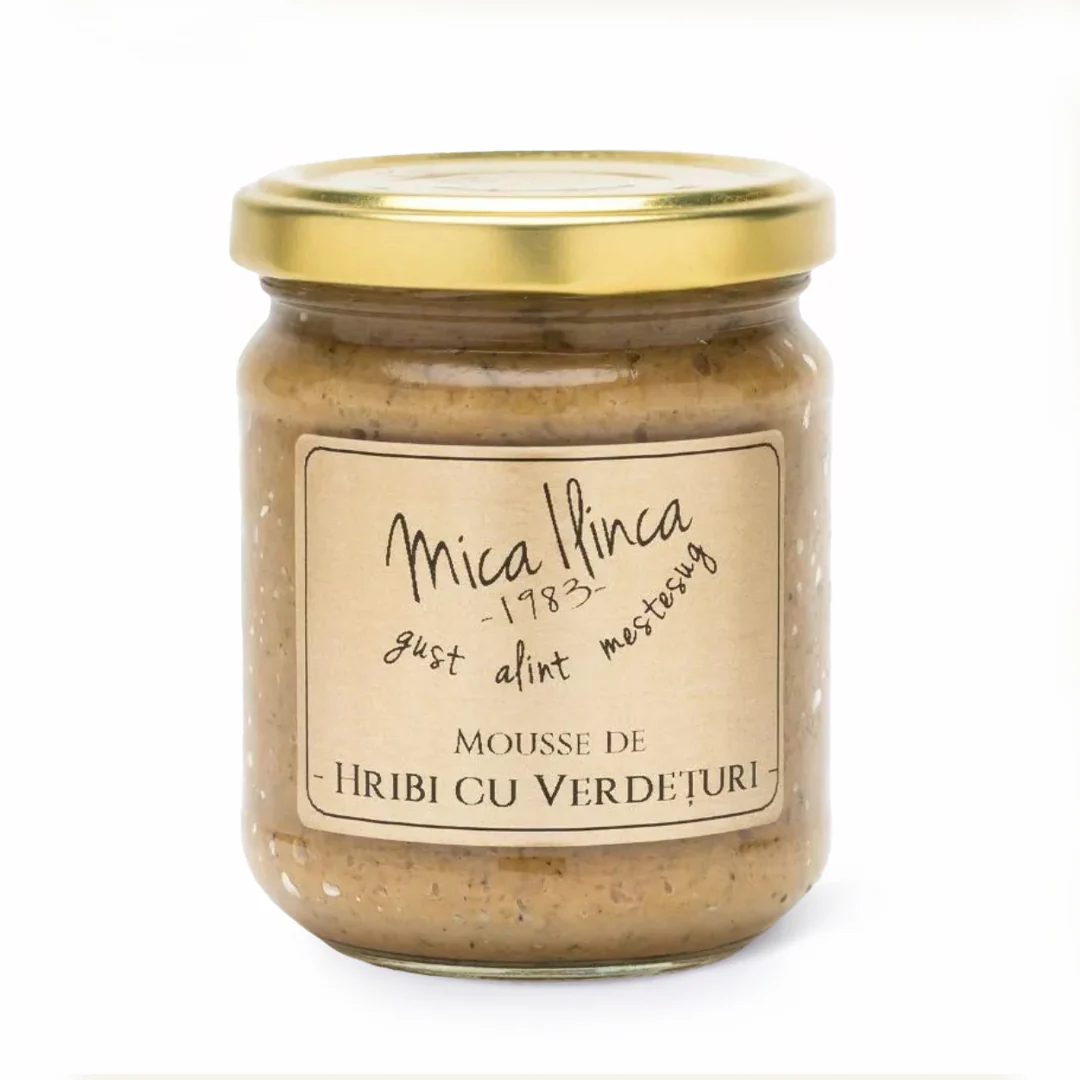 Băcănie - Mousse de hribi cu verdețuri 200g