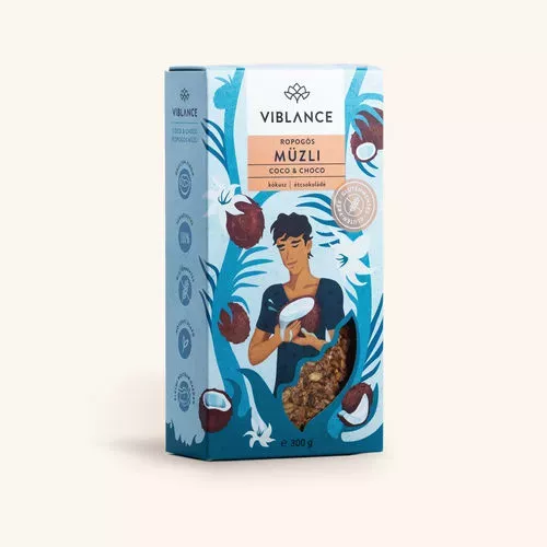 Băcănie - Muesli Crocant Coco & Choco Fără Gluten , 300g