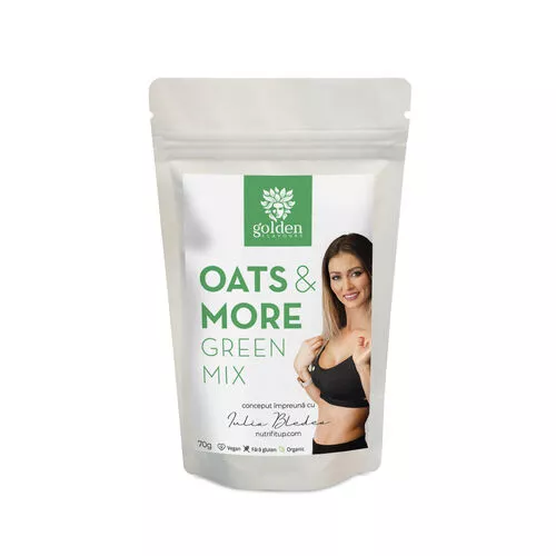 Sănătate - Oats & More Green Mix, 70g ECO| Golden Flavours