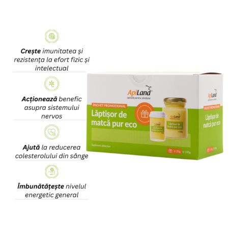 Pachet Lăptișor de matcă ECO - 100g + 25g GRATIS - Apiland [1]