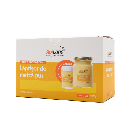 Pachet Lăptișor de matcă PUR convențional - 100g + 25g GRATIS [4]
