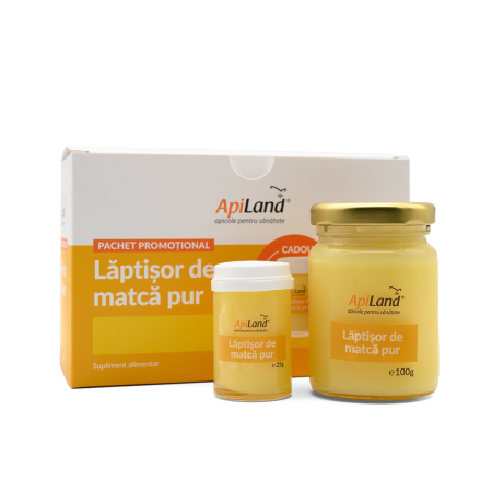 Pachet Lăptișor de matcă PUR convențional - 100g + 25g GRATIS [5]