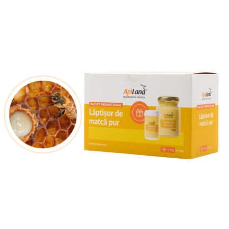 Pachet Lăptișor de matcă PUR convențional - 100g + 25g GRATIS [2]