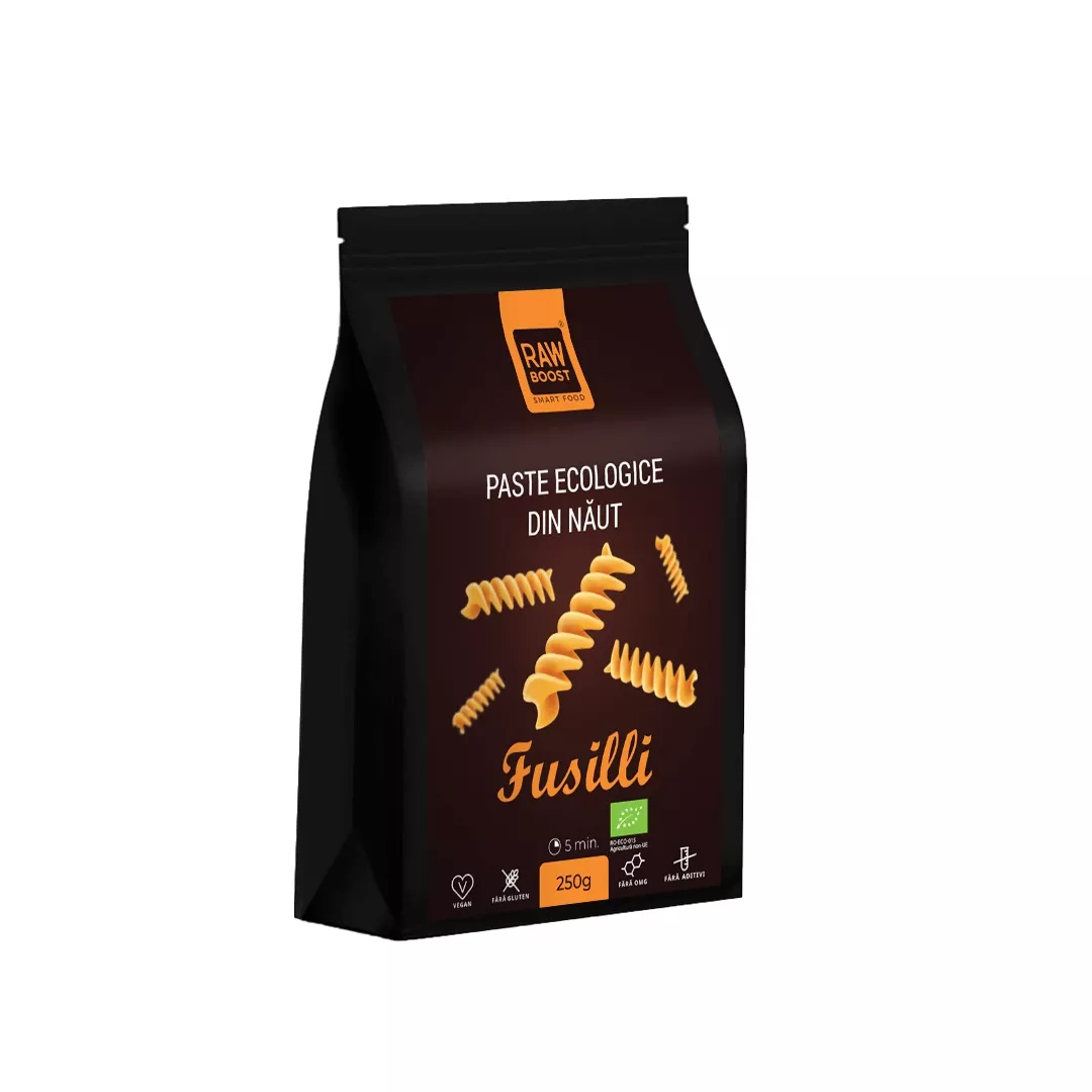 Paste Bio - Paste Fusilli din Năut ECO, Fără Gluten, 250g