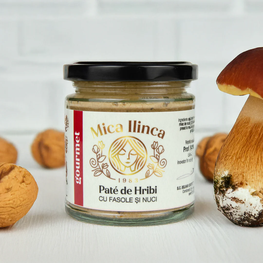 Băcănie - Pate de hribi cu fasole și nuci 200g