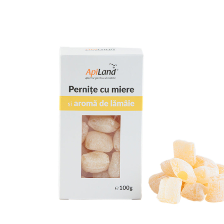 Miere - Pernițe cu miere și aromă de lămâie - 100g - Apiland