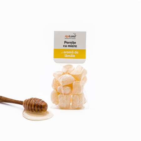 Pernițe cu miere și aromă de lămâie - 100g - Apiland [1]