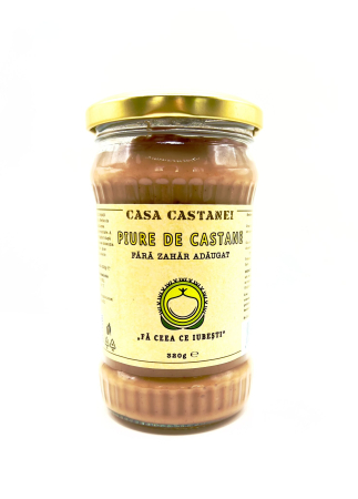 Piure de Castane - Piure de castane fara zahar adaugat 320g