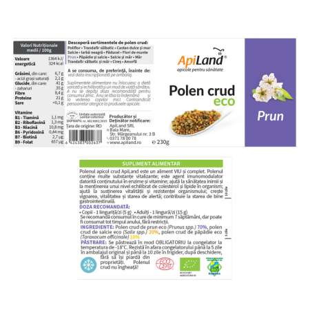 Polen crud de prun ECO [3]