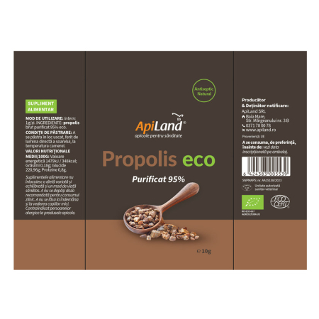 Propolis purificat 95% ECO - 10g - Apiland [3]