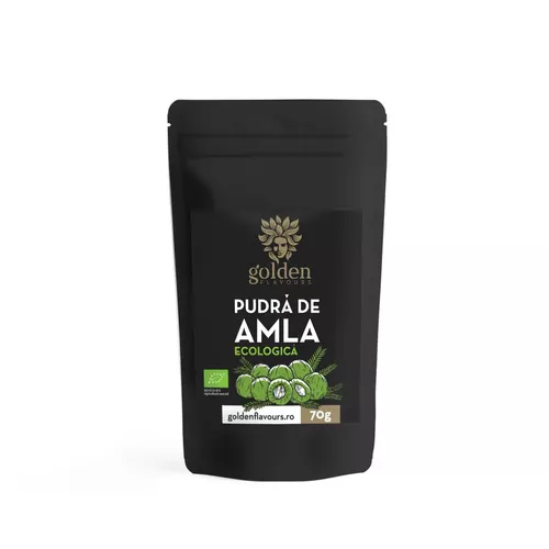 Sănătate - Pudră de Amla ecologică, 70 g | Golden Flavours