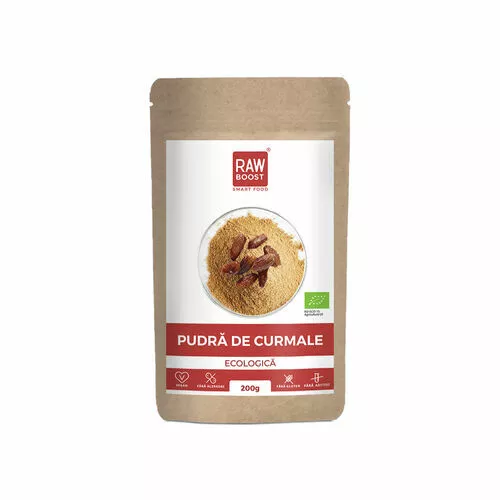 Sănătate - Pudră de curmale ECO, 200g | Rawboost