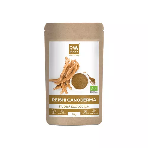 Sănătate - Reishi pudra ECO 60g | Rawboost