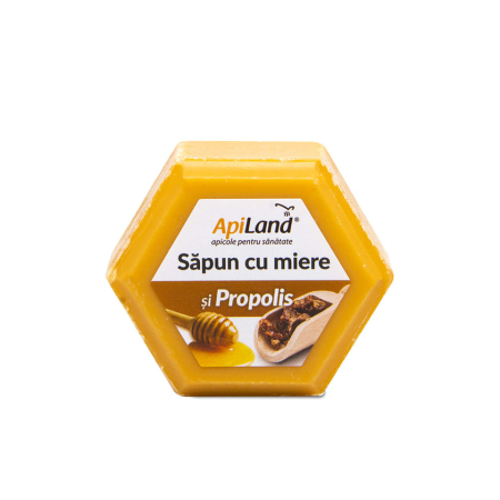 Îngrijire personală - Săpun cu miere și propolis - 100g - Apiland