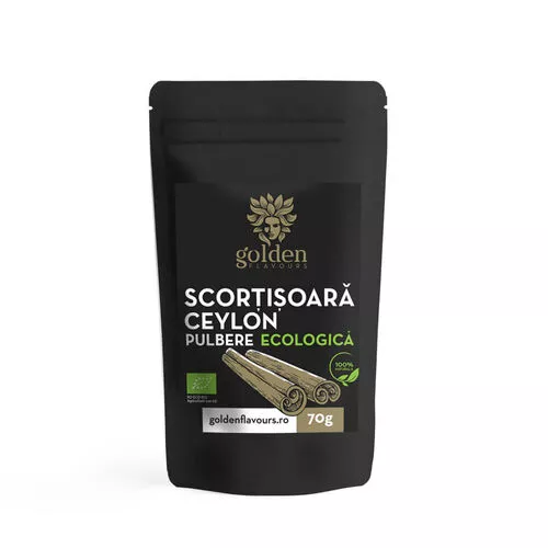 Sănătate - Scorțișoară Ceylon pulbere ecologică 100% naturală, 70g