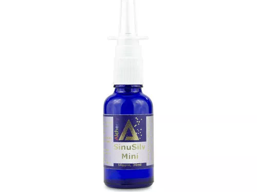 Sănătate - SinuSIlv mini, hidrosol de argint atomizor 10ppm, 30ml