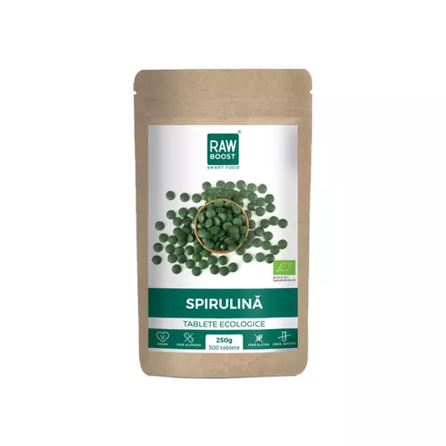 Sănătate - Spirulină tablete ECO 250g/500tb | Rawboost