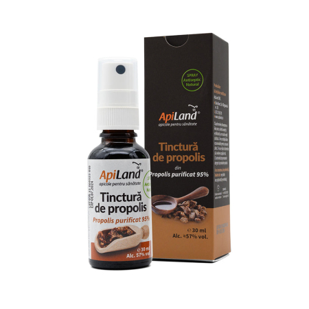Propolis - Tinctură de propolis purificat 95% spray - Apiland