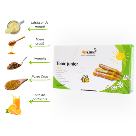 Tonic junior - 10 fiole x 12 g - Apiland [2]