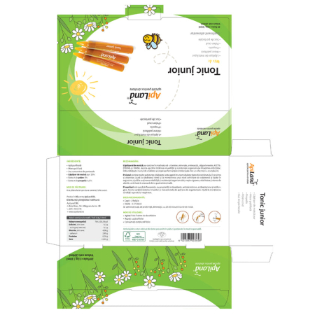Tonic junior - 20 fiole x 12g - Apiland [4]
