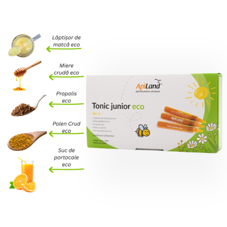 Tonic junior ECO - 10 fiole x 12g - Apiland [2]