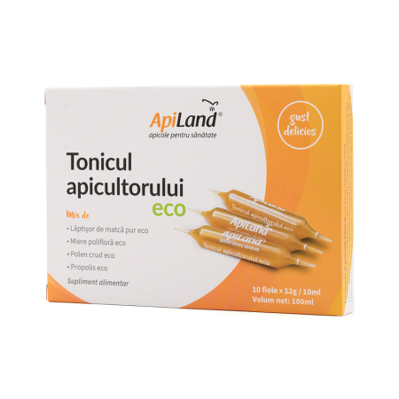 Tonice - Tonicul apicultorului ECO - 10 fiole x 12g - Apiland