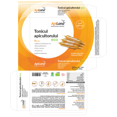 Tonicul apicultorului ECO - 20 fiole x 12g - Apiland [5]