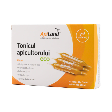 Tonice - Tonicul apicultorului ECO - 20 fiole x 12g - Apiland