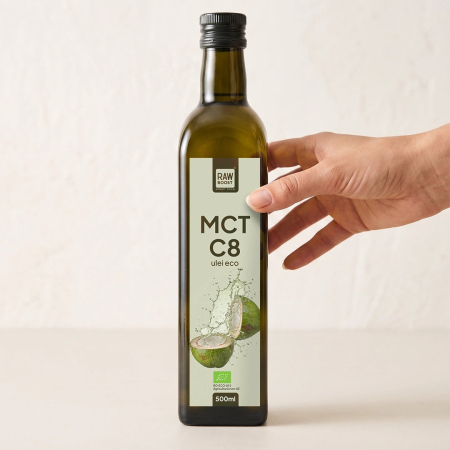 Vitamine si Minerale - Ulei MCT C8 - ECO, 500ml