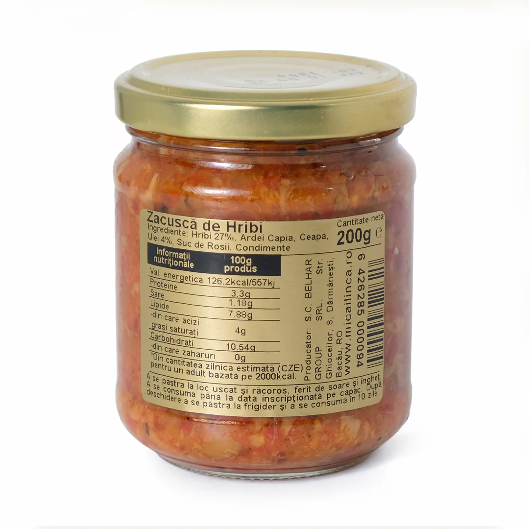 Zacuscă naturală de hribi 200g [1]