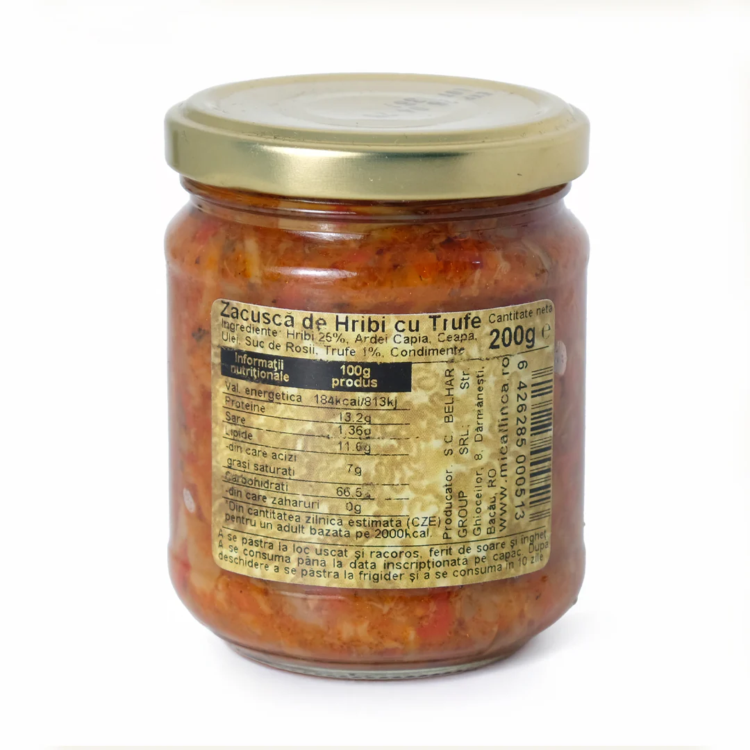Zacuscă naturală de hribi cu trufe 200g [1]