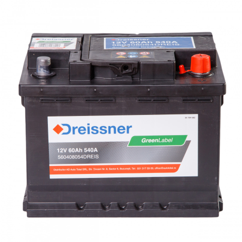 Acumulatori autoturisme - ACUMULATOR DREISSNER GREENLABEL EFB 12V 60AH 640A 242X175X190 +DR