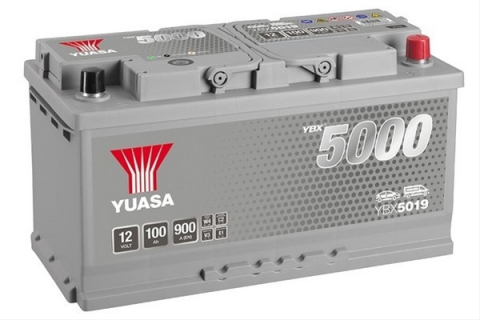 ELECTRICE - ACUMULATOR YUASA 5000 SILVER 12V 100AH 900A 353X175X190 +DR