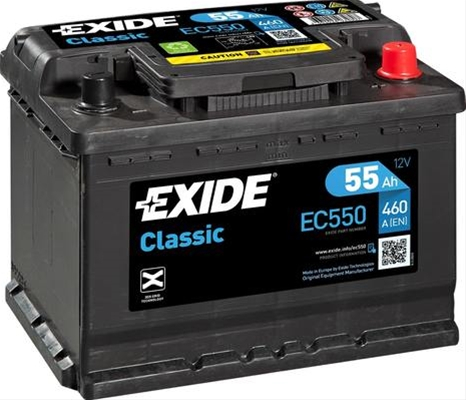 Acumulatori autoturisme - BATERIE EXIDE CLASSIC 55AH 460A 242X 175X190 +DR