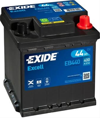 Acumulatori - BATERIE EXIDE EXCELL 44AH 400A 175X 175X190 +DR