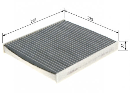 FILTRU POLEN - FILTRU AER POLEN CARBON ACTIV